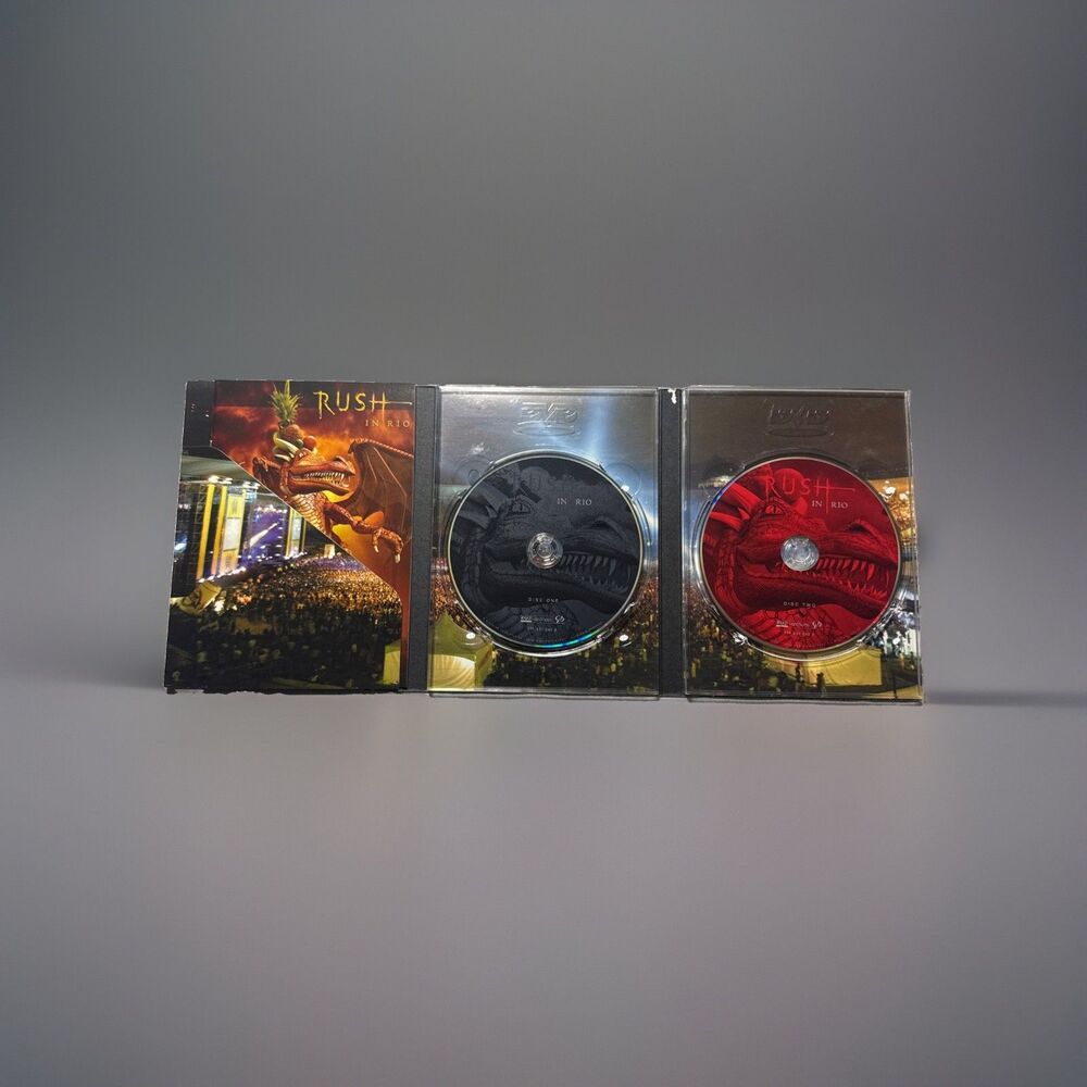 Rush : In Rio - Live Concert 2-Disc DVD Set 2003 Slipcase & Booklet - Picture 3 of 3
